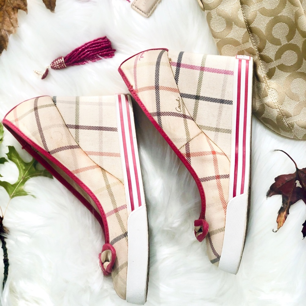 Women’s Coach Rubber Soled Casual Wedge - Picture 3 of 8